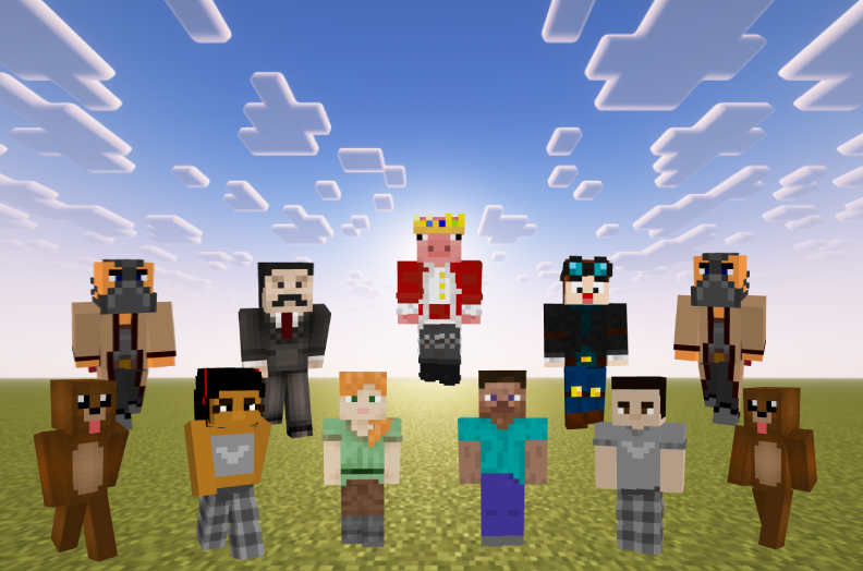 Minecraft skins before conversion